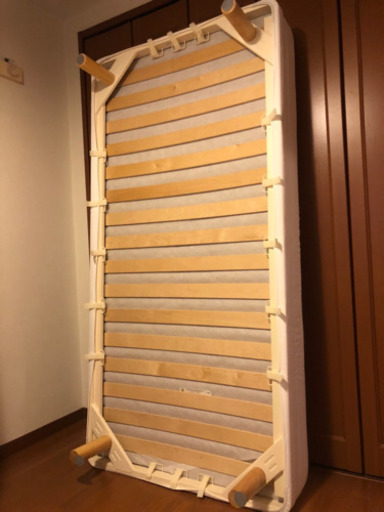 MUJI 無印のベッド シングル（足つきマットレス）