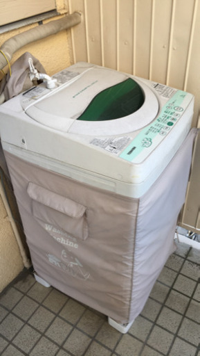 TOSHIBA 洗濯機 aw-505 ※外で使用