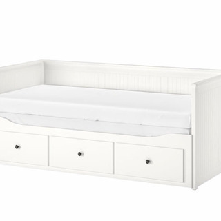 IKEA HEMNES ヘムネス デイベッドフレーム（引き出し×3）マットレス付