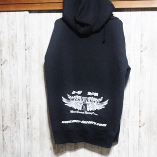 新品　D-MAX　MCR　Factory　パーカー　黒　XL
