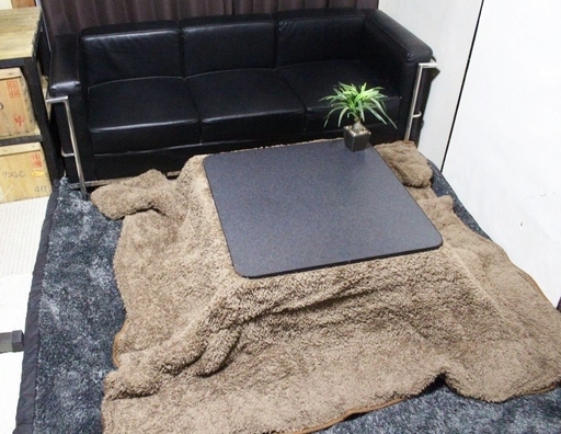 モコモコのこたつ布団 74cmのこたつで使用