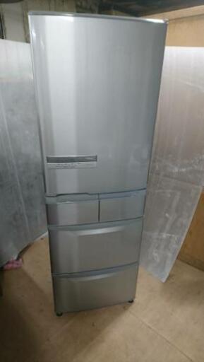 HITACHI 日立 冷凍冷蔵庫 (415L）5ドア R-S42AM (S) シルバー ビック\u0026スリム 2011年製