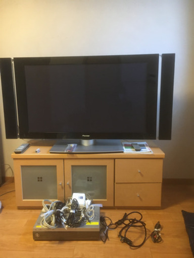 値下げしました！パイオニア43インチ大型テレビ、ケーブル付