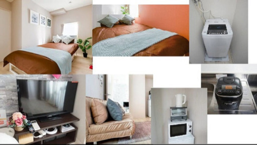 ★民泊★　状態GOOD！　使用半年未満　家具家電一式譲渡日本橋エリア