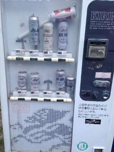 自販機の置物