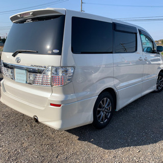 審査なし自社ローンの車屋　綺麗なカスタムアルファード　ナビ　TV DVD ETC 両側電動スライドドア　平成15年式　走行10万キロ　車検3年3月の画像