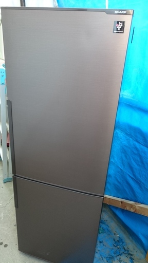 シャープ（SHARP ）SJ-PD27A-T 271L ２ドアノンフロン冷凍冷蔵庫 2015年製 プラズマクラスター 　２０１５年製