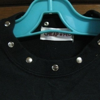 CHEAP ☆FED　黒長袖Tシャツ　トップス　スカル　の画像