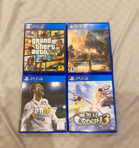 【本日限り】プレステ4ソフト　4本セット