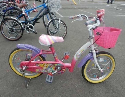 自転車 16インチ ピンク ディズニープリンセス アイデス IDES ベル カゴ ジュニアサイクル 女の子 子供 kids キッズ ペイペイ対応 札幌市西区西野