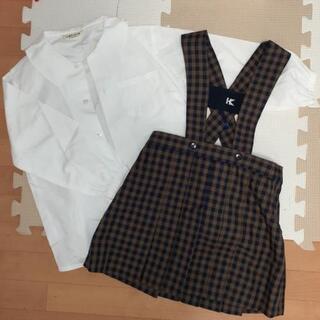 残り吊りスカートのみ☆佐賀市光生幼稚園　制服120㎝美品　女児　...