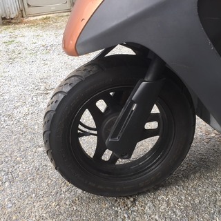 ジモティー価格!香川県高松市発 SUZUKI スズキ レッツ2 CA1PA オレンジ ※軽整備済 原付バイク 50cc 2サイクル 2スト ※販売証明付の画像