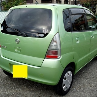 自動車リース 1か月16,500円（1日あたり550円） 日産 モコ（緑） - 三木市