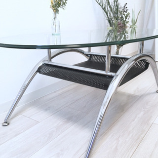 お話中【無料】【美品】ガラステーブルの画像