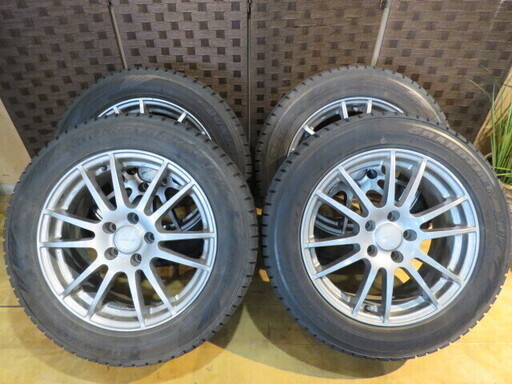 ■Wed's ウェッズ VELVA ベルバ アルミホイール 17ｘ7J ET40 5x114.3 ダンロップ グラントレック SJ7 215/60R17 2012 分山 札幌発!