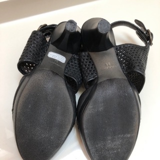 Rabokigoshi works 黒 サンダル 24 差し上げますの画像