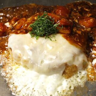 【京ちゃばな 南船場店】農林水産省総合食料局長賞を受賞したトマトのお好み焼き - グルメ