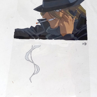 名探偵コナン 下絵付き セル画 /黒の組織 ジン 劇場版 天国への