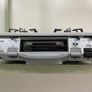 ガステーブル パロマ Paloma IC-900V-R グレー 2015年製 LP／プロパンガス用 中古品