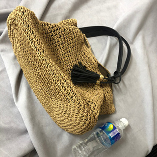 未使用新品　夏物カゴバッグ　大きいサイズの画像