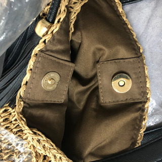 未使用新品　夏物カゴバッグ　大きいサイズの画像