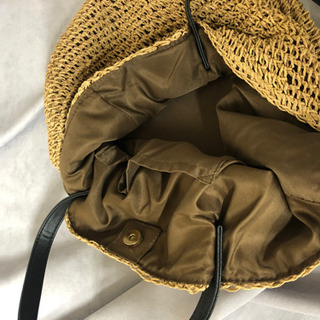 未使用新品　夏物カゴバッグ　大きいサイズの画像