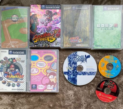 Wii」＋「GCコントローラー×4」＋「ソフト9本」全て付けてお