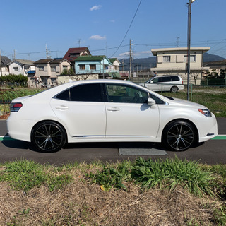 検R3年9月！ レクサス HS250h 後期仕様 新品タイヤ 20インチ 黒革調 【ローン可】の画像