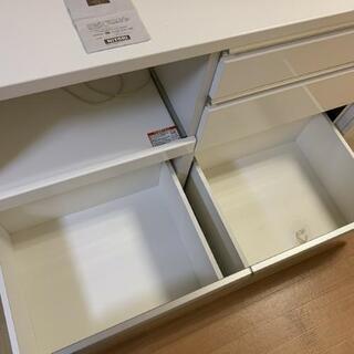 【商談中】ニトリ　キッチンボード　ホワイトの画像