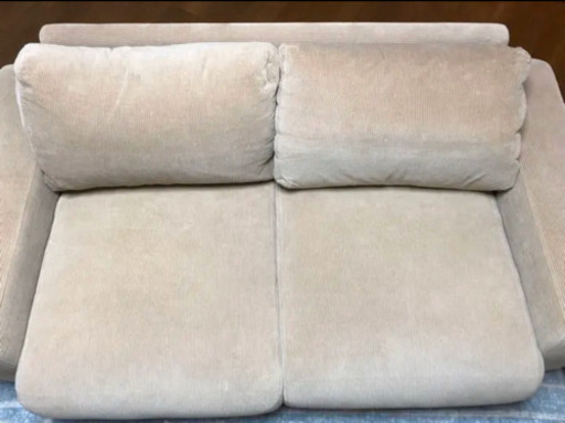 無印　コーデュロイ　ソファ　2シーター