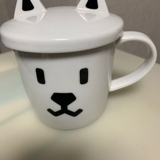 SoftBank 蓋付湯呑み