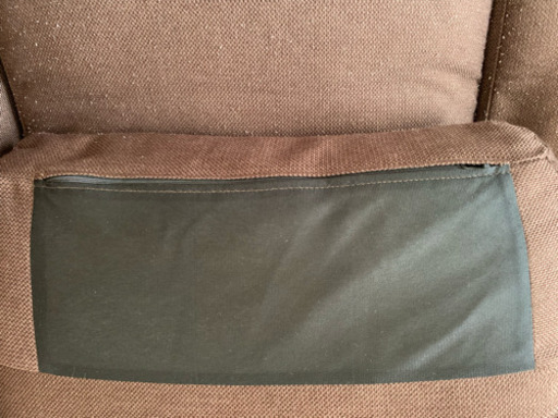 ブラウン 2人掛けソファー