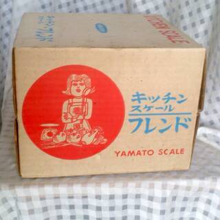 新品未開封　キッチンスケール・フレンド　1kg　レッド　大和製衡...