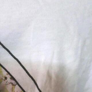 急募🔊 ◀️グラニフ▶️ホワイト ヒール 花柄 リボン Tシャツ風  Fの画像