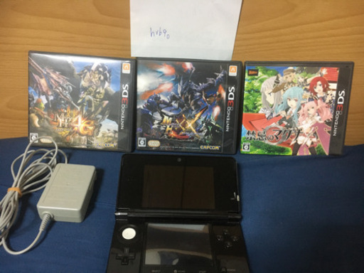ニンテンドー3ds(どうぶつの森入り)とソフト4本
