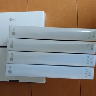 ビデオテープ　未開封　LG製　６本