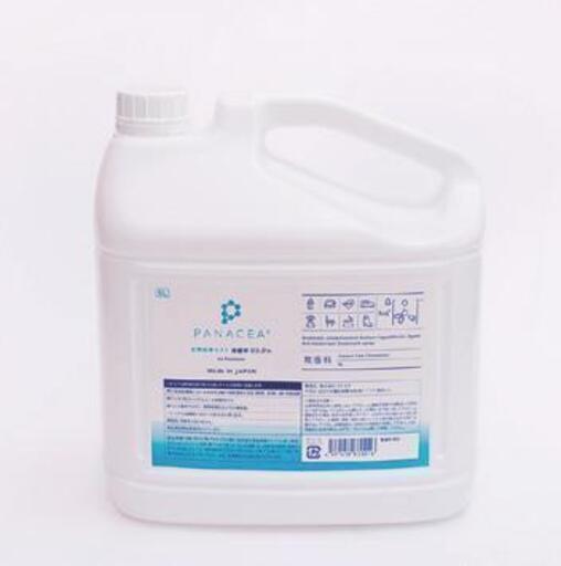 消毒液 新品 【1ケース/4本入り】クリーンスペースα（原料：パナセア）詰替用5L １ケース〈５L×４本入〉