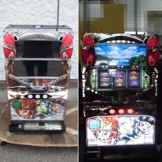 JM6555)不動品★パチスロ実機 緑ドン 100V通電OK r...