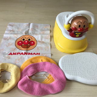 アンパンマン  おまる　補助便座　おしゃべり付き