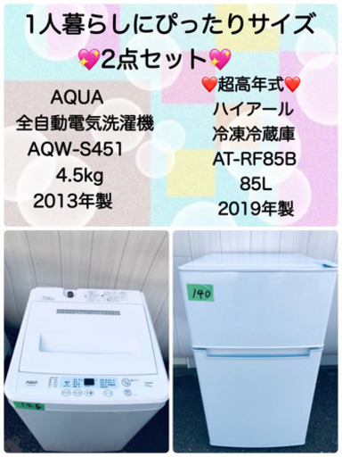 ?‍♀️?1人暮らしにぴったりサイズ?家電2点セット????