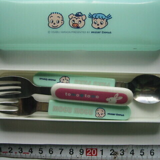 子供、幼児、用　スープン＆フォーク、セットの画像