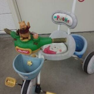 値下げしました。プーさんの三輪車