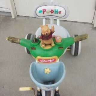 値下げしました。プーさんの三輪車の画像
