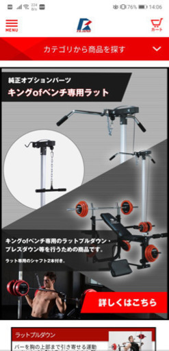 引き取りに来ていただける方限定！　本格的筋トレセット