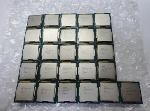 (4490-0)インテル PC用CPU CORE i5-3450 3.10GHZ×26枚 現状品 パソコン 周辺機器