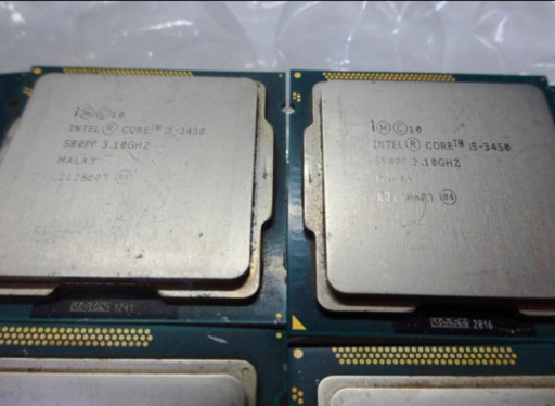 (4490-0)インテル PC用CPU CORE i5-3450 3.10GHZ×26枚 現状品 パソコン 周辺機器
