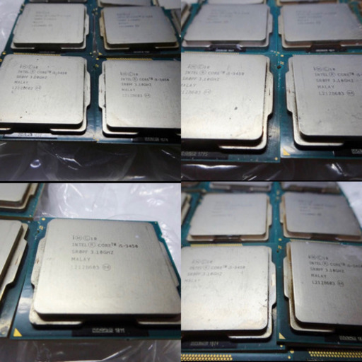 (4490-0)インテル PC用CPU CORE i5-3450 3.10GHZ×26枚 現状品 パソコン 周辺機器