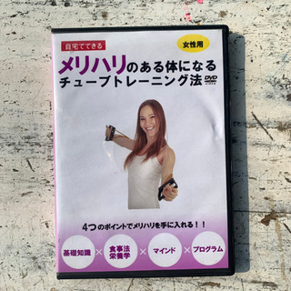 ダイエット、筋トレ用チューブトレーニングDVDセットの画像