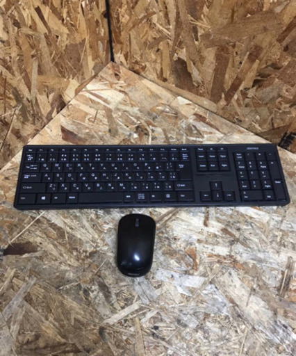 （4648-0）iBUFFALO 無線（2.4GHｚ）キーボード＆マウスセット ブラック BSKBW10SBK