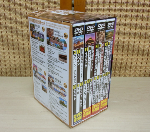 南12条店 ■世界遺産 20巻セット DVD BOX　日本・中国・欧州など